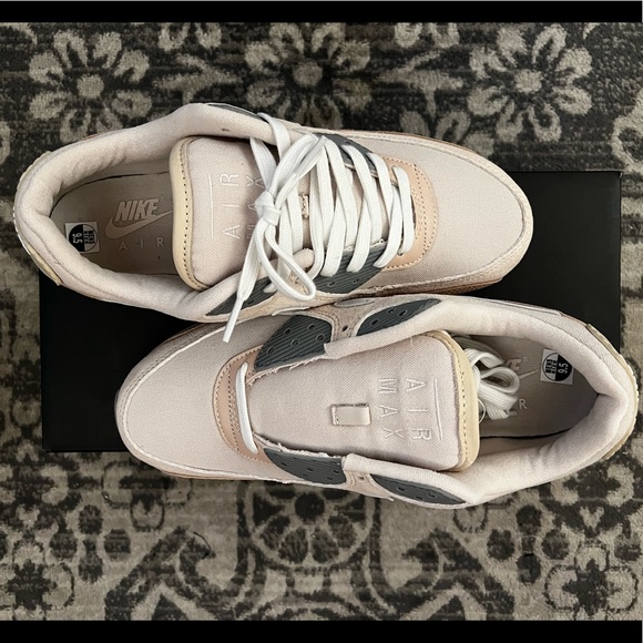 Brand new in box Mike Air Max 90 PRM Cream - Picture 2 of 5